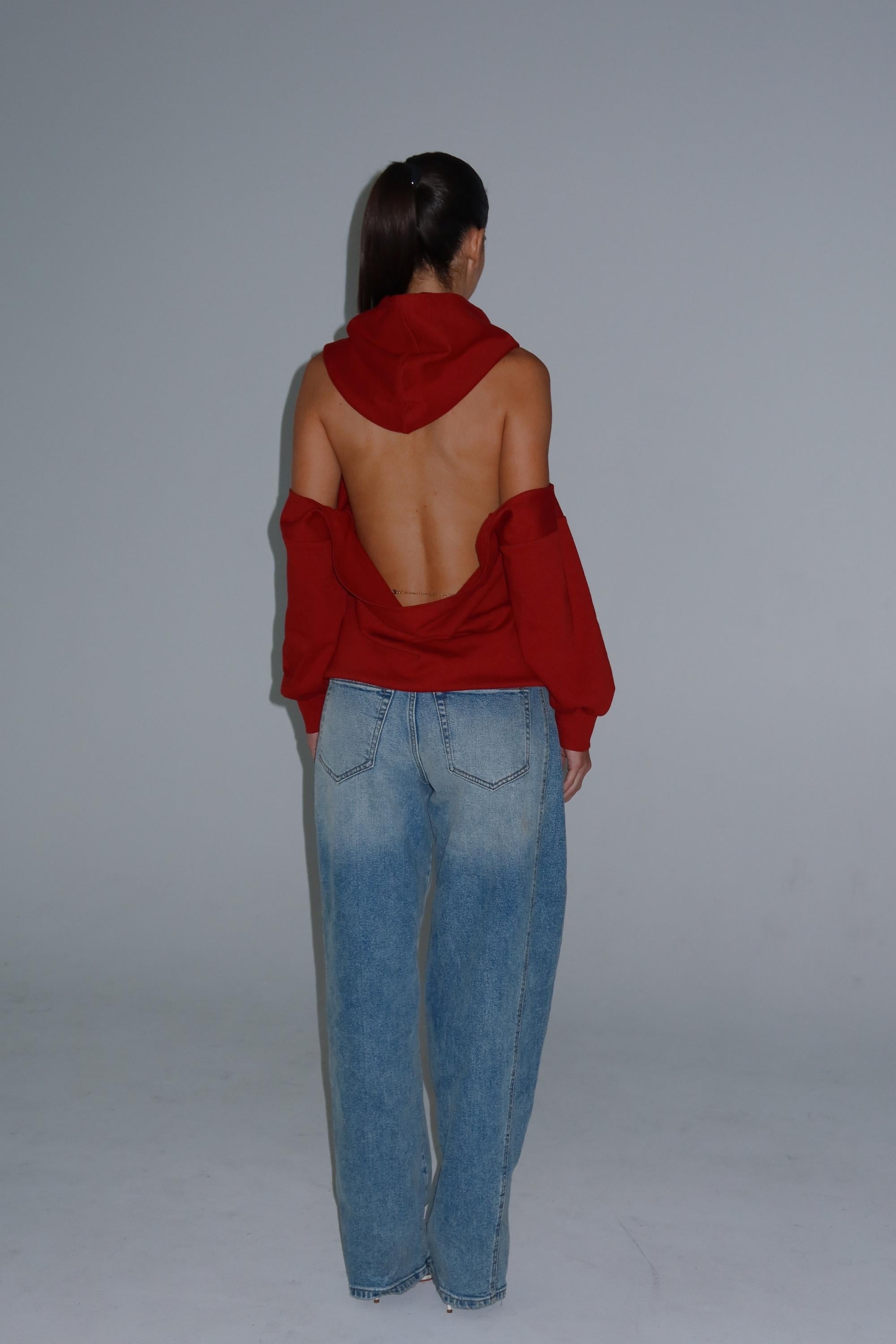 The Open-Back Hoodie