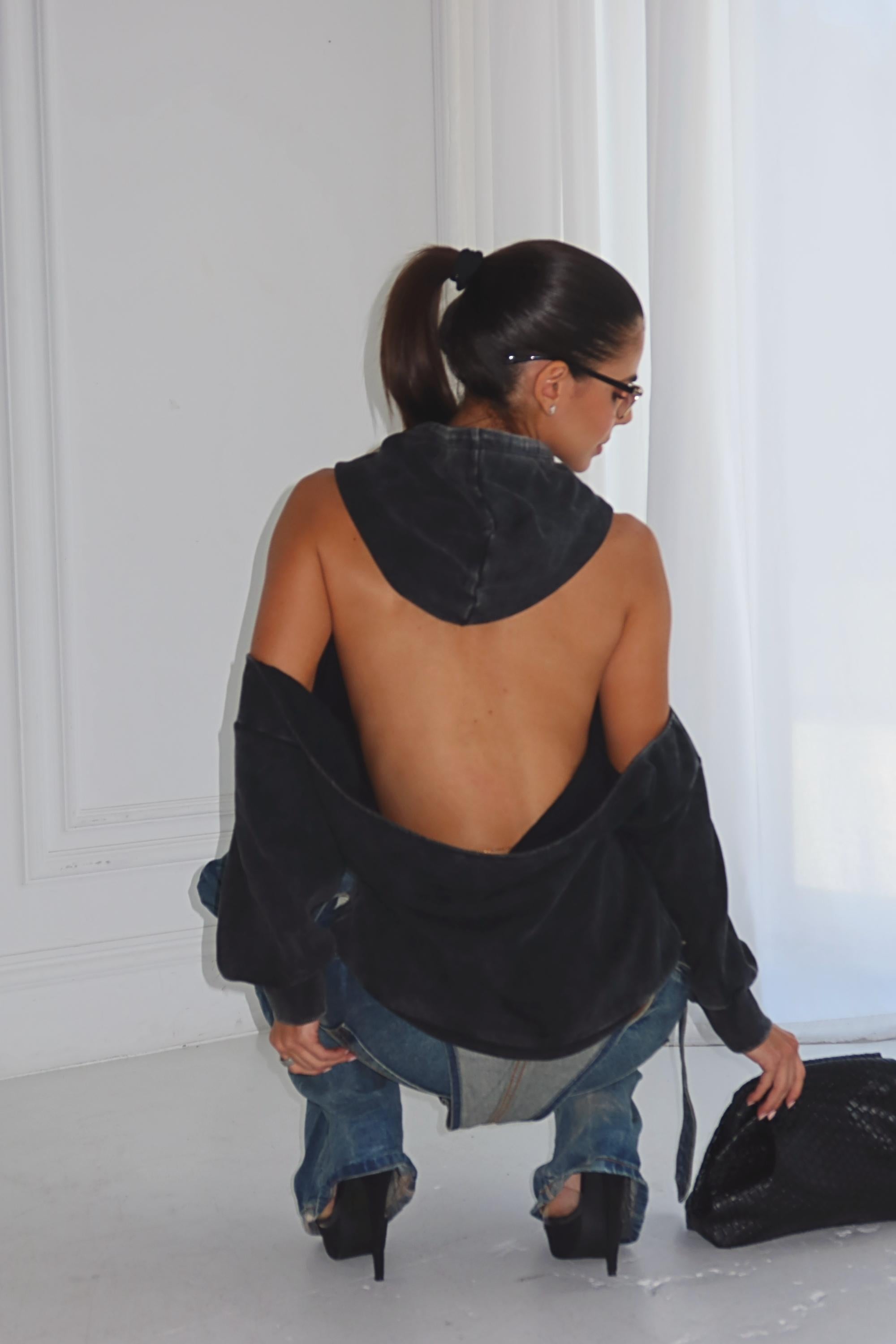 The Open-Back Hoodie